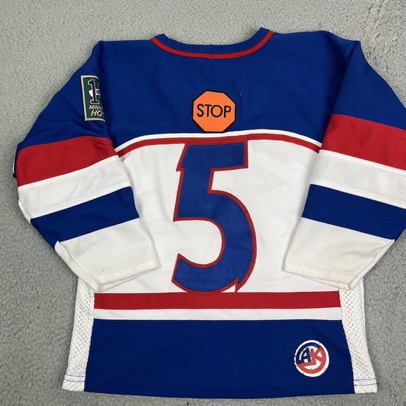 Vintage Cambridge Isanti‎ Bluejackets Hockey Jersey High School Minnesota MN - Picture 2 of 14